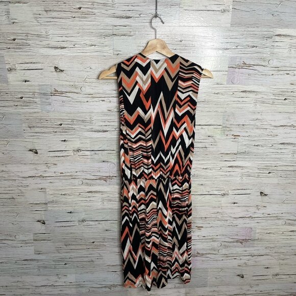 Bebe chevron  mini dress cream pink medium - Picture 8 of 11